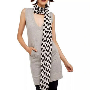 Norma Kamali Size L Dress V-Neck Sleeveless Sweatshirt Tunic Gray Pocket Women’s